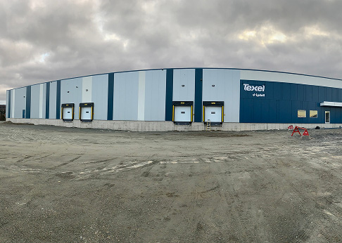 Construction d’un nouvel entrepôt logistique à Saint-Elzéar pour optimiser la distribution des géosynthétiques